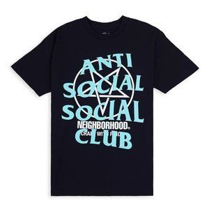 ANTI SOCIAL SOCIAL CLUB X NEIGHBORHOOD CAMBERED TSHIRT SIZE S